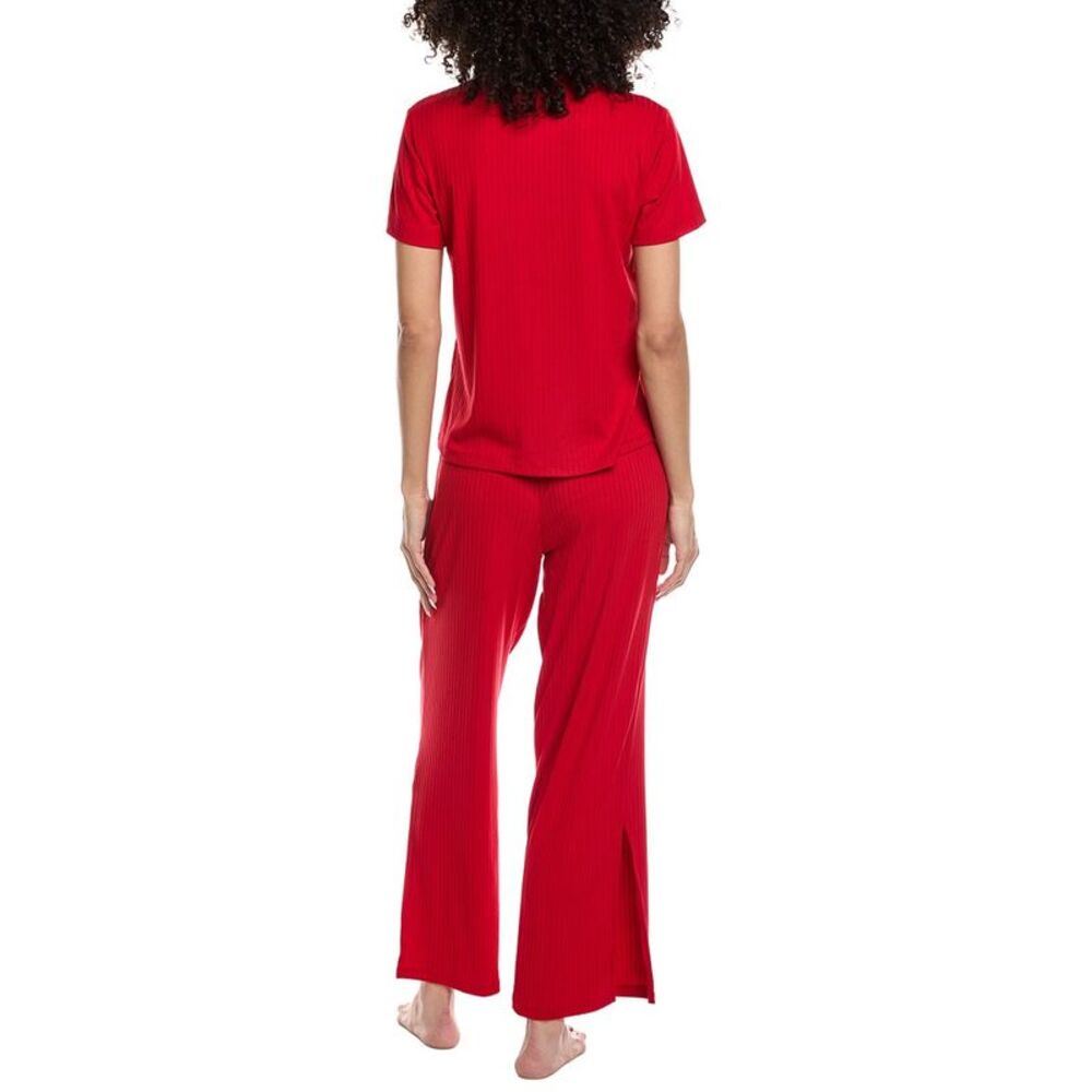Tommy Hilfiger Womens 2Pc Sleep Pant & Cardigan Set - Picture 2 of 3